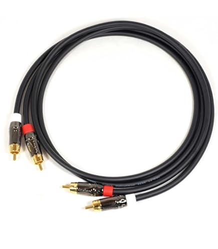 Amazon | MOGAMI モガミ 2534 RCA 赤白ライン 2本ペアケーブル 2.5m